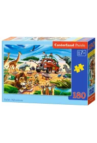 Puzzle 180 el. Przygoda na Safari Castorland