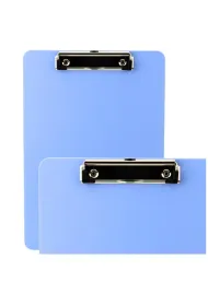 LeanToys Deska z klipem A4 do pisania plastikowa niebieska