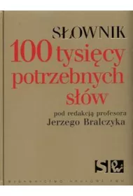 S�ownik 100 tysi�cy potrzebnych s��w (z naklejk�)