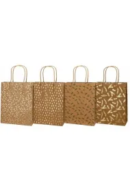 incood. Torba prezentowa 18x23 cm kraft Ga��zki
