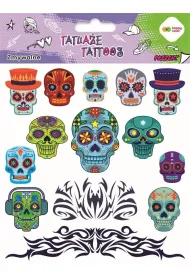 Tatua�e zmywalne Blue skulls HAPPY COLOR Staedtler