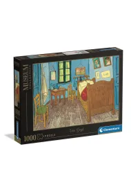 Puzzle 1000 el. Museum Van Gogh: Bedroom in Arles Clementoni