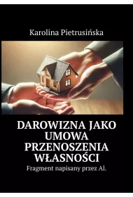 eBook Darowizna jako umowa przenoszenia wasnoci mobi epub