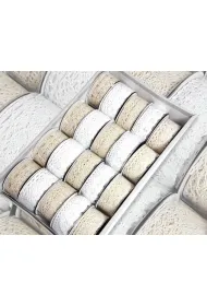 Polsirhurt Wst��ka ozdobna H021 koronka 3cmx3m 1 szt mix / bia�e i ecri /