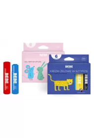 Interdruk Kredki elowe w sztyfcie BEBE Friends 6x10g