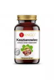 Yango Kasztanowiec - ekstrakt - 20% escyny Suplement diety 60 kaps.
