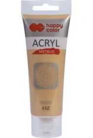 Happy Color Farba akrylowa metalik blade z�oto 75ml