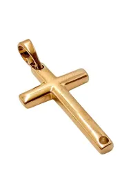 Zawieszka Krzy�yk Poz�acany 23x13mm