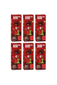 Bob Snail Przekska jabkowo-winiowa w ciemnej czekoladzie Zestaw 6 x 30 g