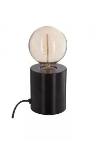 Atmosphera Lampka stoowa Saba Czarna