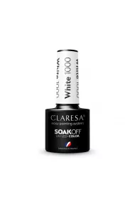 Claresa Soak Off UV/LED Color lakier hybrydowy 1000 White 5 g