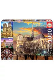 Puzzle 1000 el. Katedra Notre Dame, Pary� Educa