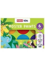 Easy Stationery Farby plakatowe 6 x 20 ml