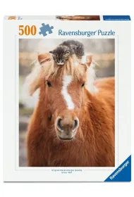 Puzzle 500 Ponny and Cat Ravensburger