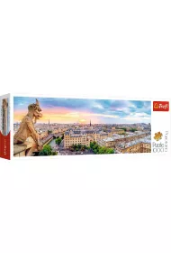 Puzzle panoramiczne 1000 el. Widok z katedry NotreDame Trefl
