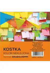 Kostka kolor nieklejona 83x83x35mm