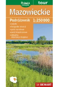 Podr�ownik. Mapa wojew�dztwa - Mazowieckie1:250 000