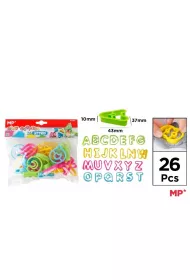 Foremki do plasteliny alfabet Mp Main Paper