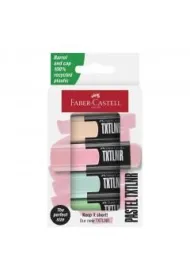 Faber-Castell Zakre�lacz mini txtlnr 4 kol. pastelowe opakowanie kartonowe