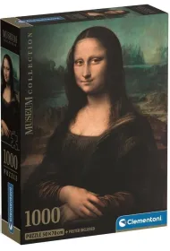 Puzzle 1000 el. Museum Leonardo - Gioconda Clementoni