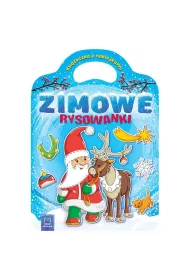 Zimowe rysowanki. Ksi��eczka z naklejkami