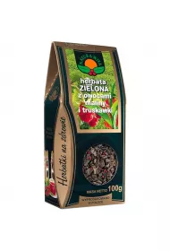 Natura Wita Herbata Zielona Malina i Truskawka 100 g