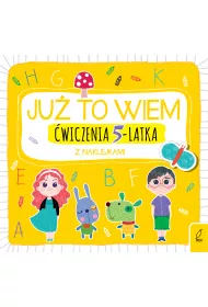 �wiczenia 5-latka z naklejkami ju� to wiem