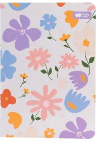 Happy Color Notes szyty A6 Bloom pastel kratka 32 kartki