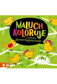 Maluch koloruje i �wiczy spostrzegawczo��