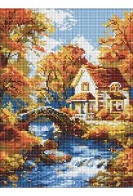 Ideyka Diamentowa mozaika - Przytulno�� na �onie natury 30x40cm