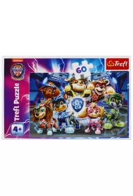 Puzzle 60 el. Przygody Bohater�w Miasta Trefl
