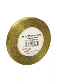 Brewis Wst��ka brokatowa WB12-1 z�ota 20m x 12mm