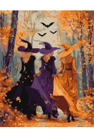 Ideyka Malowanie po numerach - Trzy wed�my w lesie 40x50cm