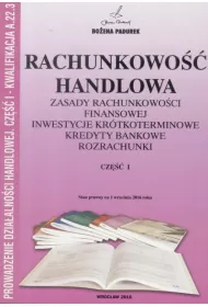 Rachunkowo�� handlowa cz.1 Kwalifikacja A.22.3