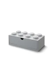 Szufladka na biurko klocek LEGO Brick 8 Szara