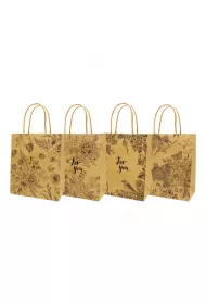 incood. Torba prezentowa 21x25,5 Brown Craft mix