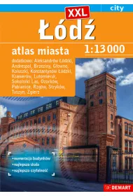 Atlas miasta ��d� +15 XXL 1:13 000
