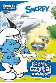 Koloruj, czytaj, naklejaj. Smerfy i czaruj-kula