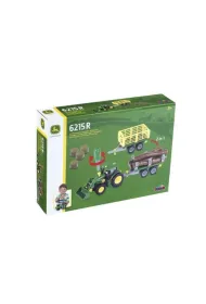Traktor John Deere do skr�cania z 2 przyczepami Klein Trefl