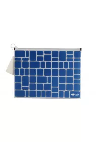 Happy Color Teczka z tworzywa z suwakiem TRENDY, Navy Blue, B4