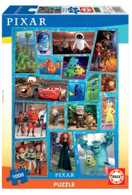 Puzzle 1000 el. Bohaterowie bajek Disney Educa