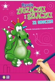 Ze smokiem rysuj� zygzaczki i szlaczki weso�e �wiczenia w nauce ze smokiem