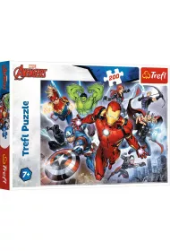 Puzzle 200 el. Waleczni Avengersi Trefl