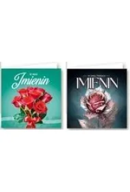 Karnet KW Imieniny mix 2 wzor�w