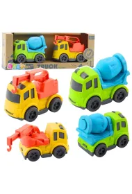 Pojazdy budowlane bio plastik LeanToys