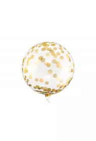 PartyDeco Balon Kula w kropki 40cm