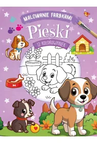 Malowanie farbkami. Pieski
