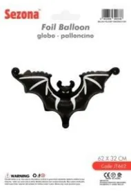 Balon Halloween Nietoperz 62x32cm