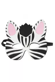 Filcowa maska zwierz�tka - zebra