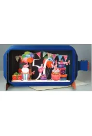 AbCard Karnet przestrzenny 3D POP UP 50 urodziny damskie MIB103